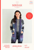 Sirdar Jewelspun Jacket Knitting Pattern 10138