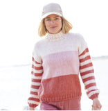 Stylecraft Grace Aran Sweater Knitting Pattern 9927